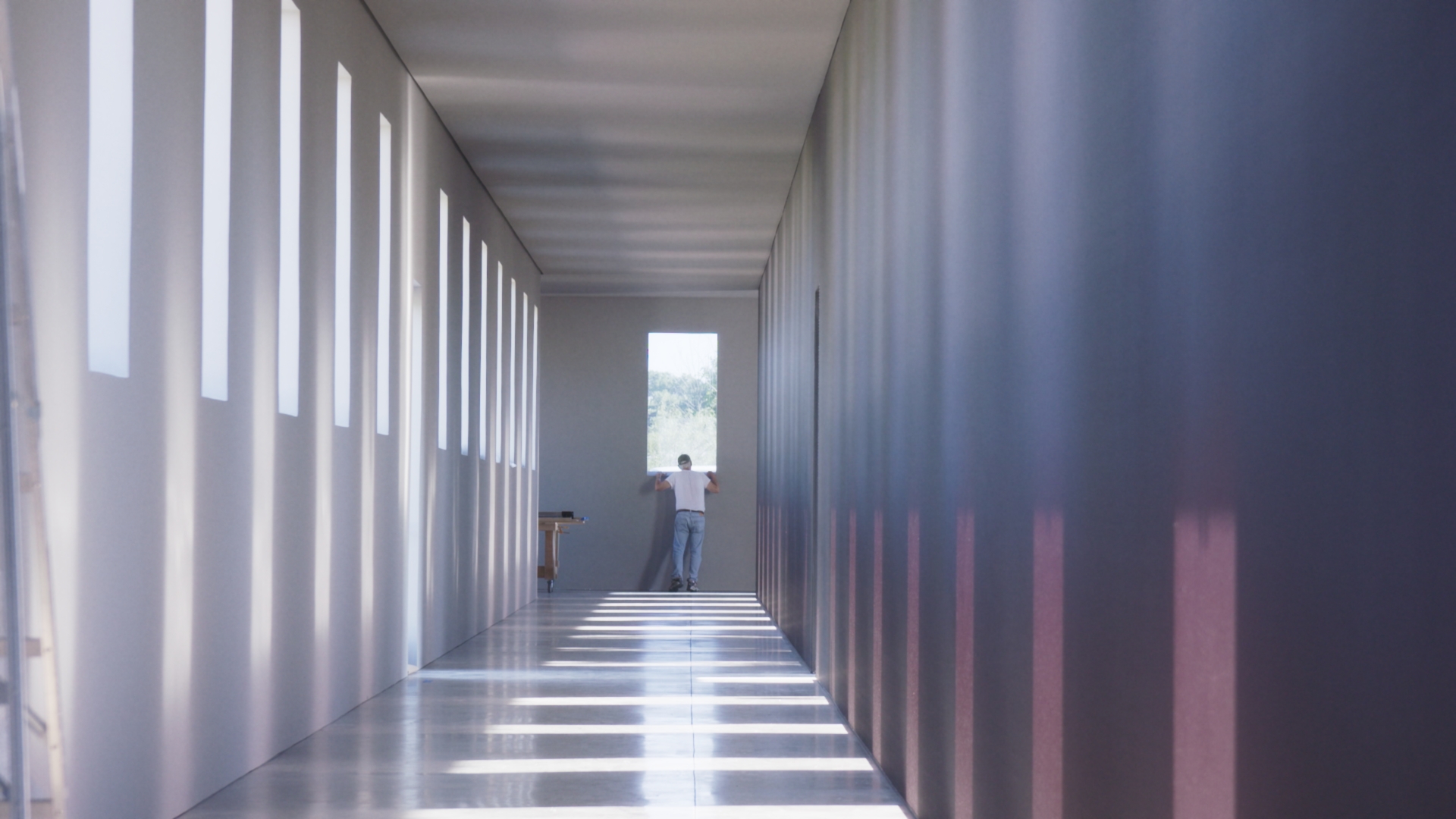 Robert Irwin: A Desert of Pure Feeling di Jennifer Lane, Stati Uniti, 2022, 94' (still)