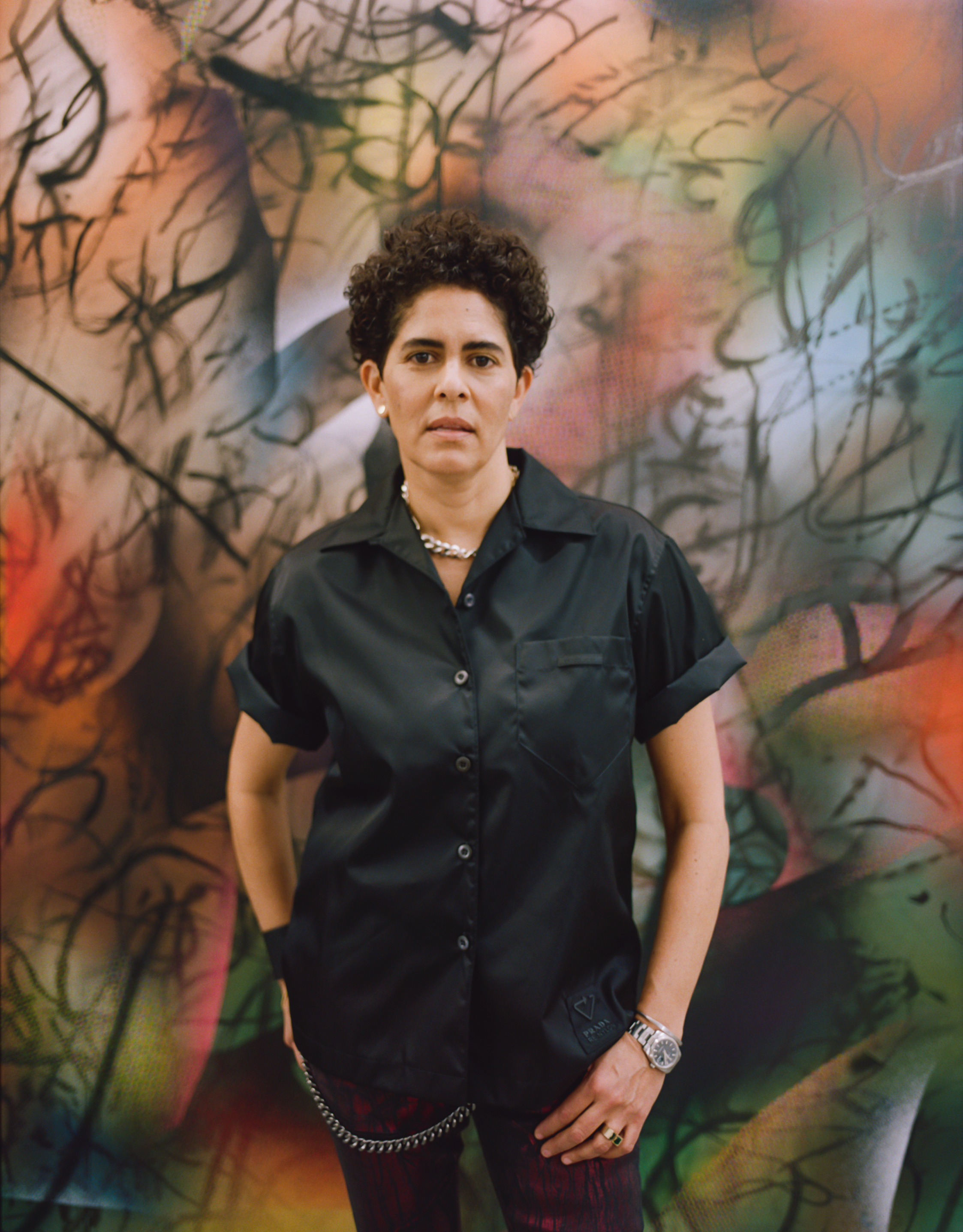 Julie Mehretu. Ph. Josefina Santos