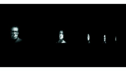 Bill Viola, "Hall of Whispers", 1995