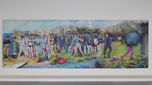 Martial Raysse, "Ici Plage, comme ici-bas", 2012.