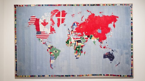 Alighiero Boetti, "Mappa", 1971-1973