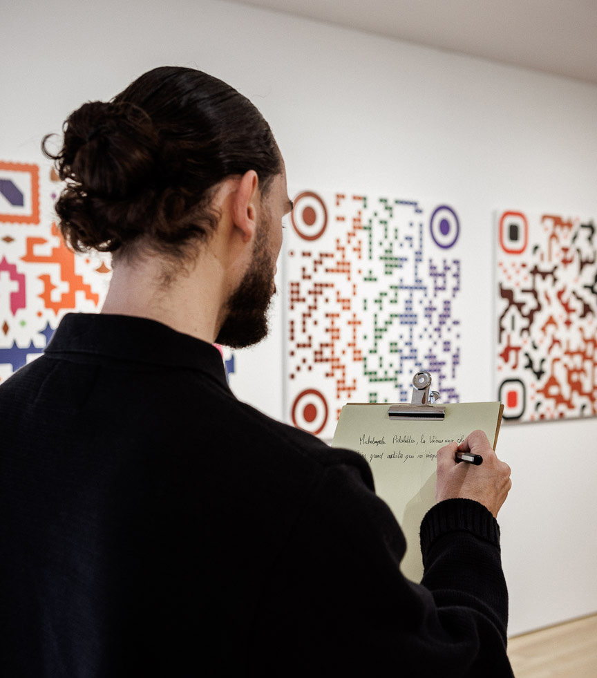 Pistoletto, QR Code Possession – Generative Artificial Intelligence