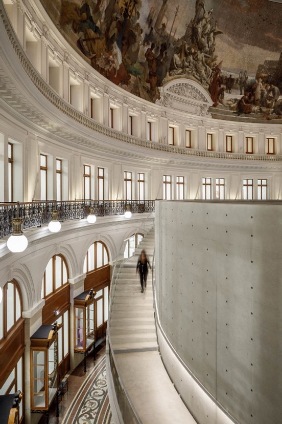 Bourse de Commerce — Pinault Collection © Tadao Ando Architect & Associates, Niney et Marca Architectes, agence Pierre-Antoine Gatier. Photo Florent Michel.