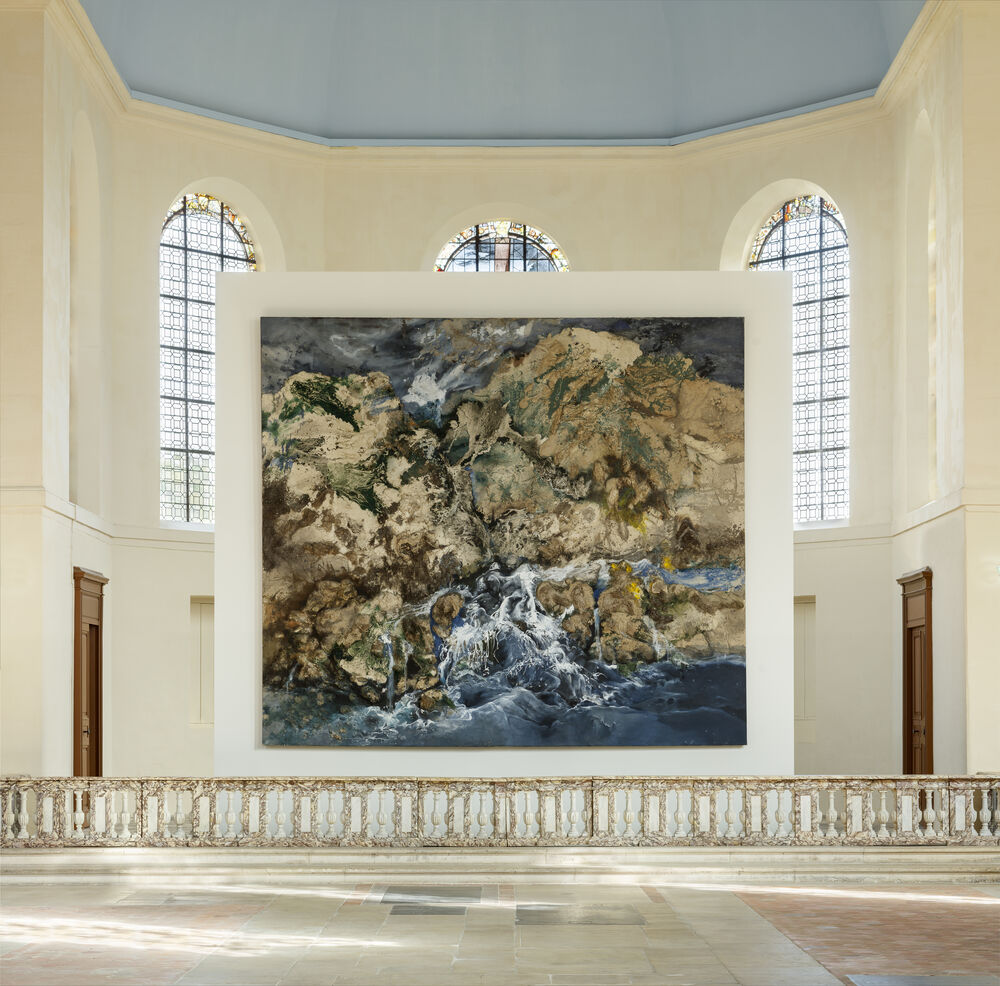 Paul Rebeyrolle, Végas del condado [Paysage espagnol], 1978. Peinture sur toile 455 × 515 cm. Pinault Collection. © Paul Rebeyrolle / ADAGP, Paris 2021. Courtesy Kering et Pinault Collection. 