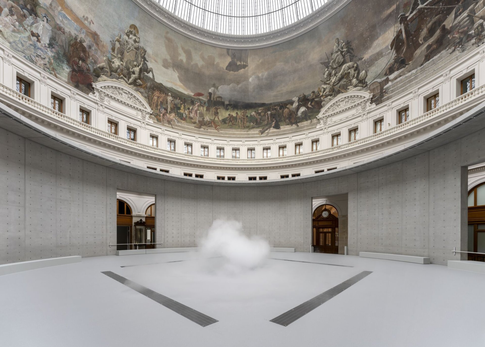 Fujiko Nakaya, Cloud #07156, 2026, Bourse de Commerce – Pinault Collection, Paris, 2026. © Photo : Nicolas Brasseur