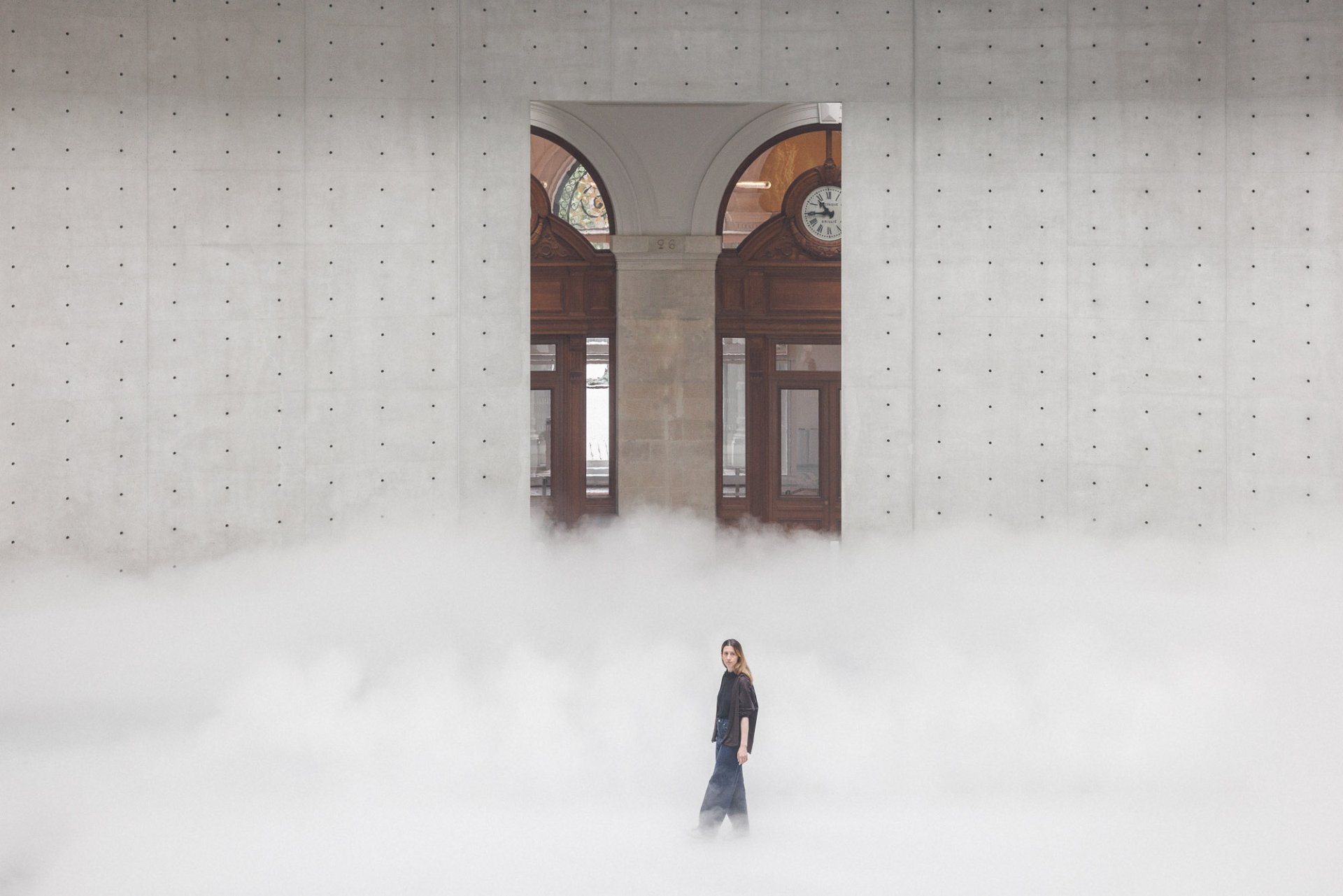 Fujiko Nakaya, #Cloud07156, 2026, Bourse de Commerce – Pinault Collection, Paris, 2026. © Photo : Florent Michel.
