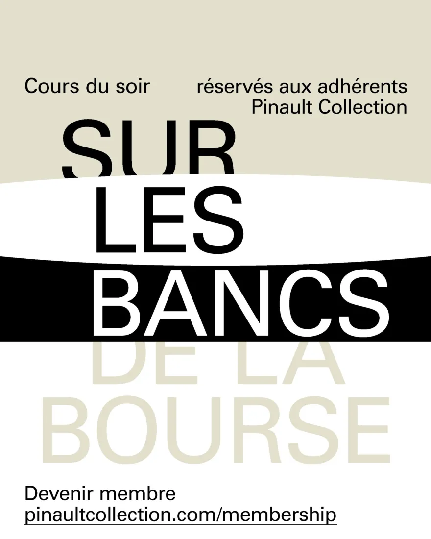 Sur les bancs de la Bourse - Arte Povera