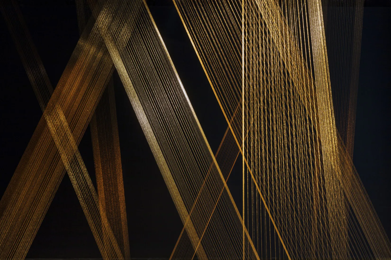 Lygia Pape Ttéia 1, C, 2003-2017. Pinault Collection. Photo : Pedro Pape © Projeto Lygia Pape Courtesy Projeto Lygia Pape