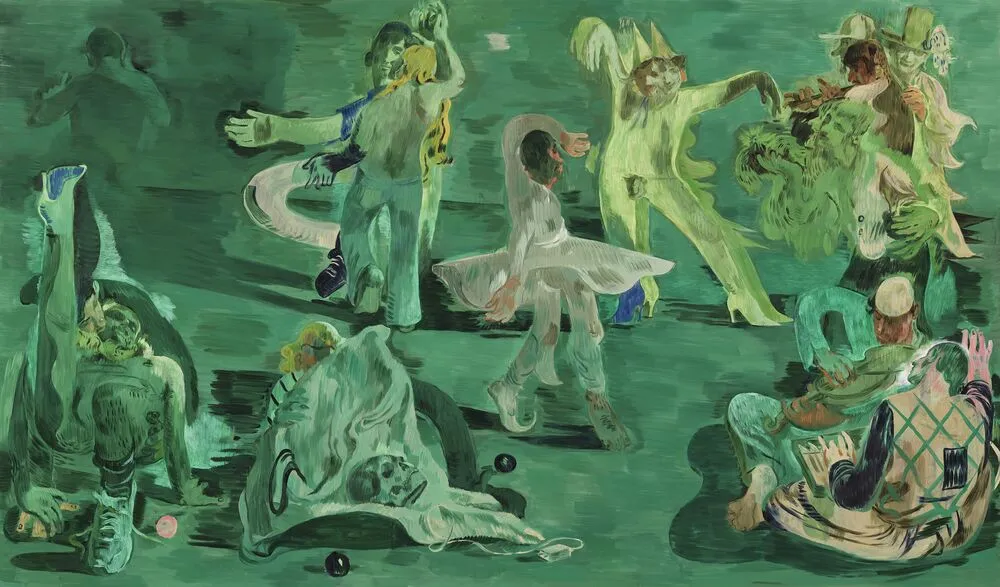 © Salman Toor; Courtesy of the artist and Luhring Augustine, New York. Photo: Farzad Owrang.