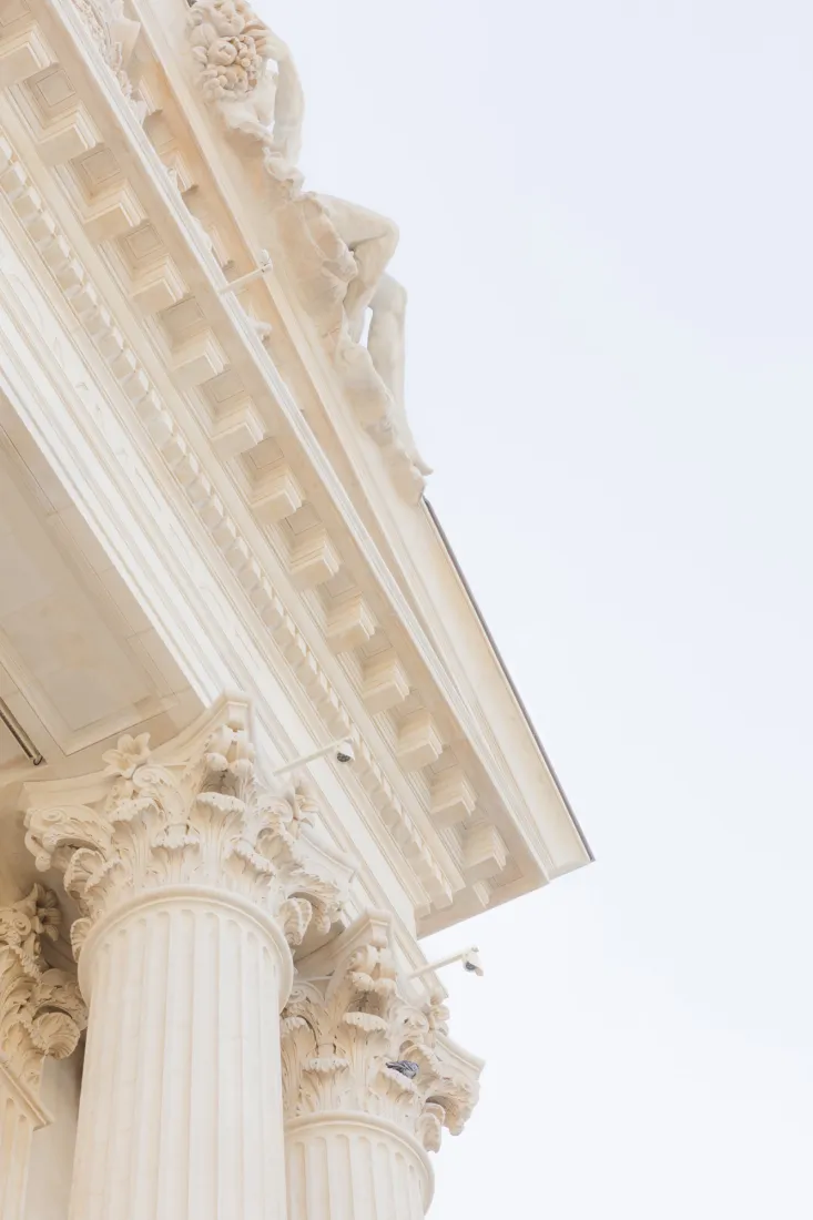 Façade de la Bourse de Commerce