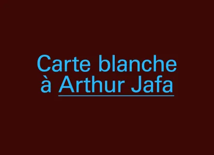 Carte blanche à Arthur Jafa 