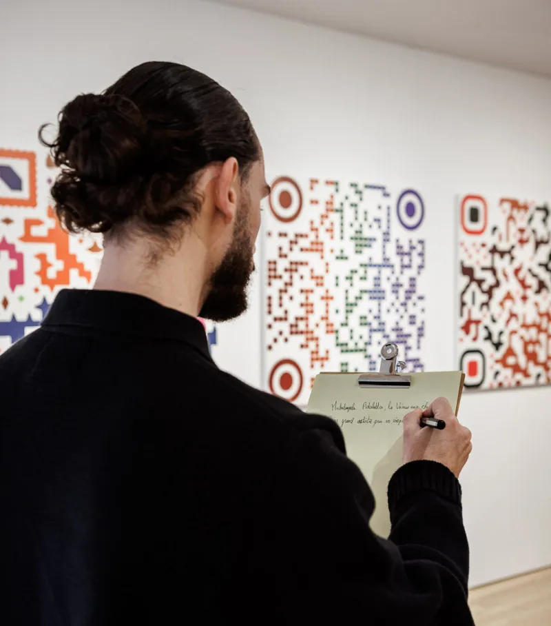 Pistoletto, QR Code Possession – Generative Artificial Intelligence