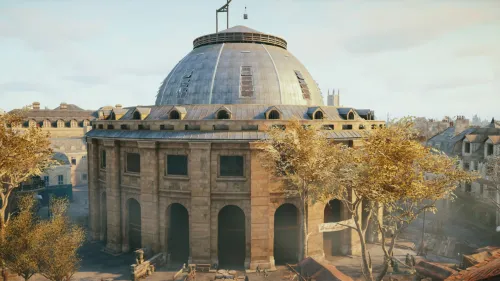 Halle au blé – Capture in-game issue du jeu Assassin’s Creed Unity 