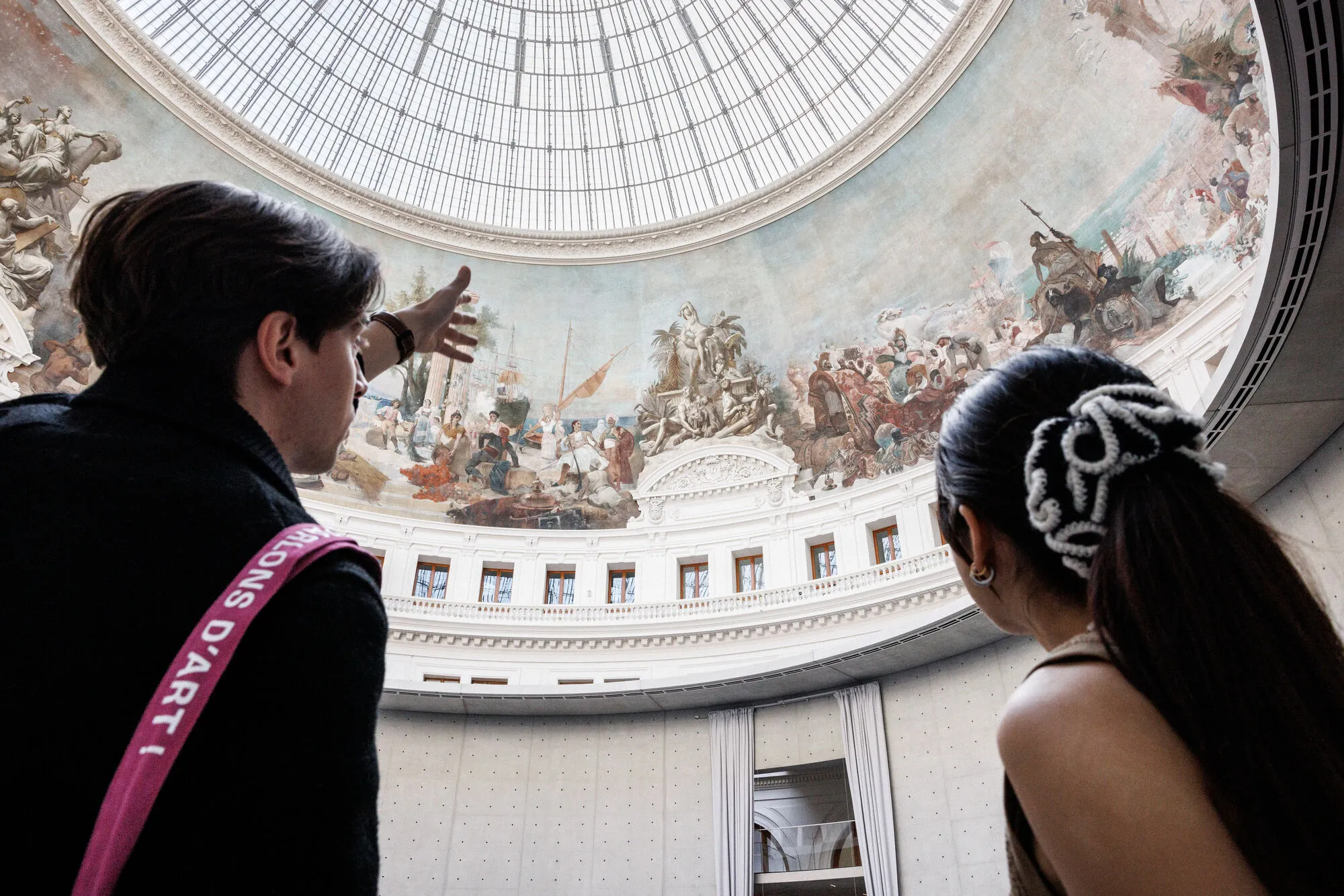Visite de la Bourse de Commerce