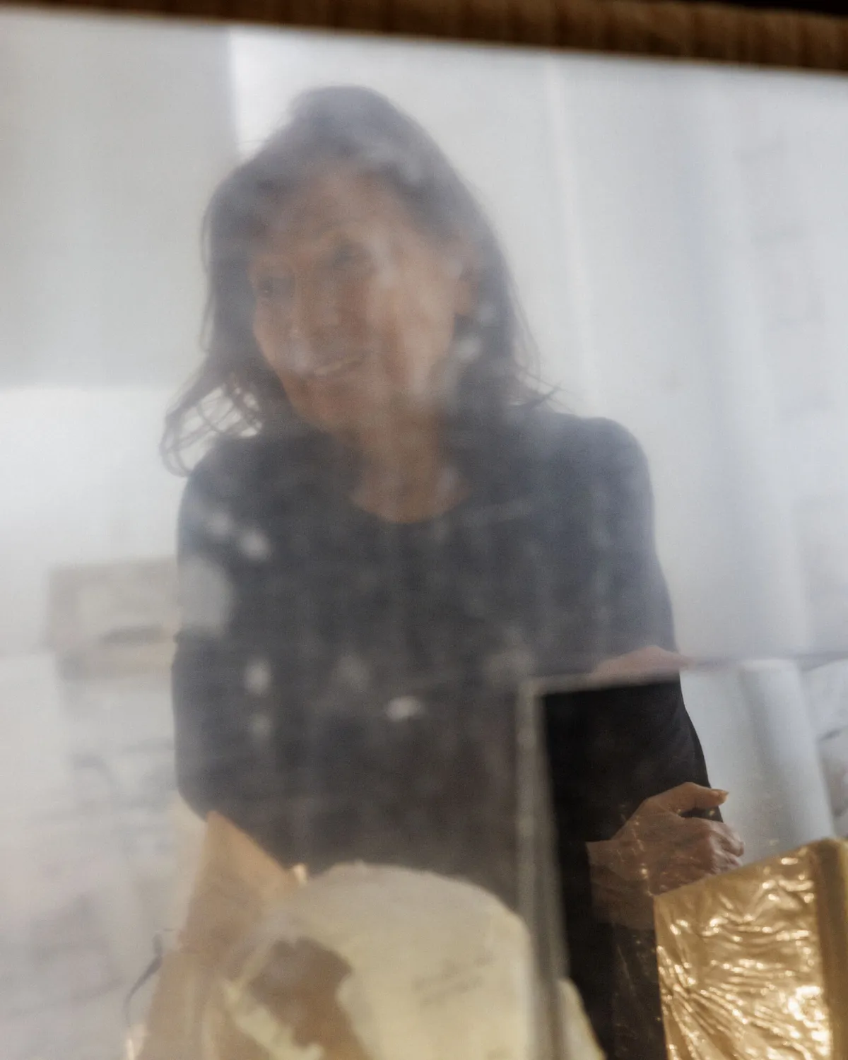 View of Laura Lamiel's studio, work in progress © Adagp, Paris, 2026. Photo: Florent Michel / 11H45