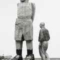  Georg Baselitz dans son nouvel atelier au château de Derneburg parmi,2003 © Benjamin Katz
